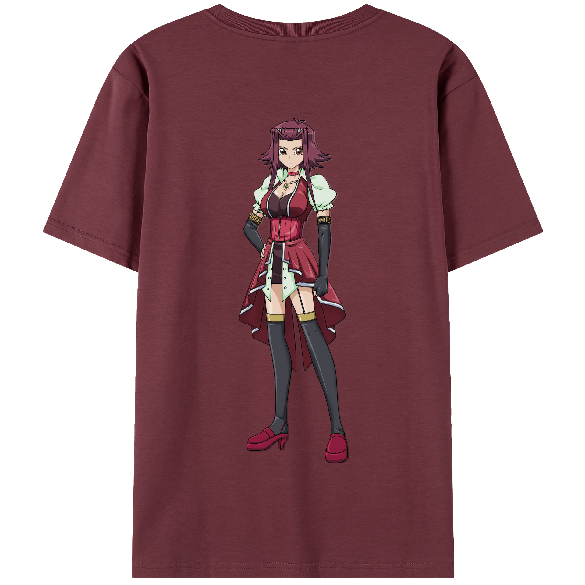 （画像用） 遊☆戯☆王 Yu-Gi-Oh! 綿100％半袖Tシャツ（背面プリント）